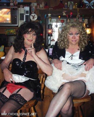 Two Sissy Cuckolds, My Hubby On The Right