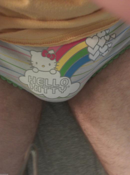 In my pretty Hello Kitty panties