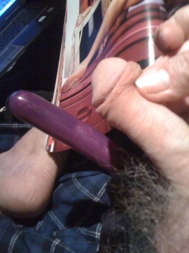 small cock and toy