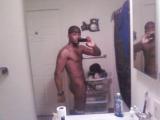 Me naked in mirror 1