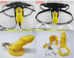 Removable-Chastity-Pants-Yellow-CB6000-Cock-font-b-Cage-b-font-Equipped-with-5-rings-Plastic